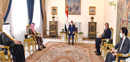 الرئيس السيسي ووزير خارجية السعودية