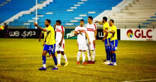 لقاء سابق بين الزمالك وطنطا 