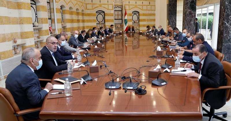 مجلس الوزراء اللبناني برئاسة حسان دياب