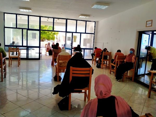 امتحانات الفرق النهائية بجامعة مطروح