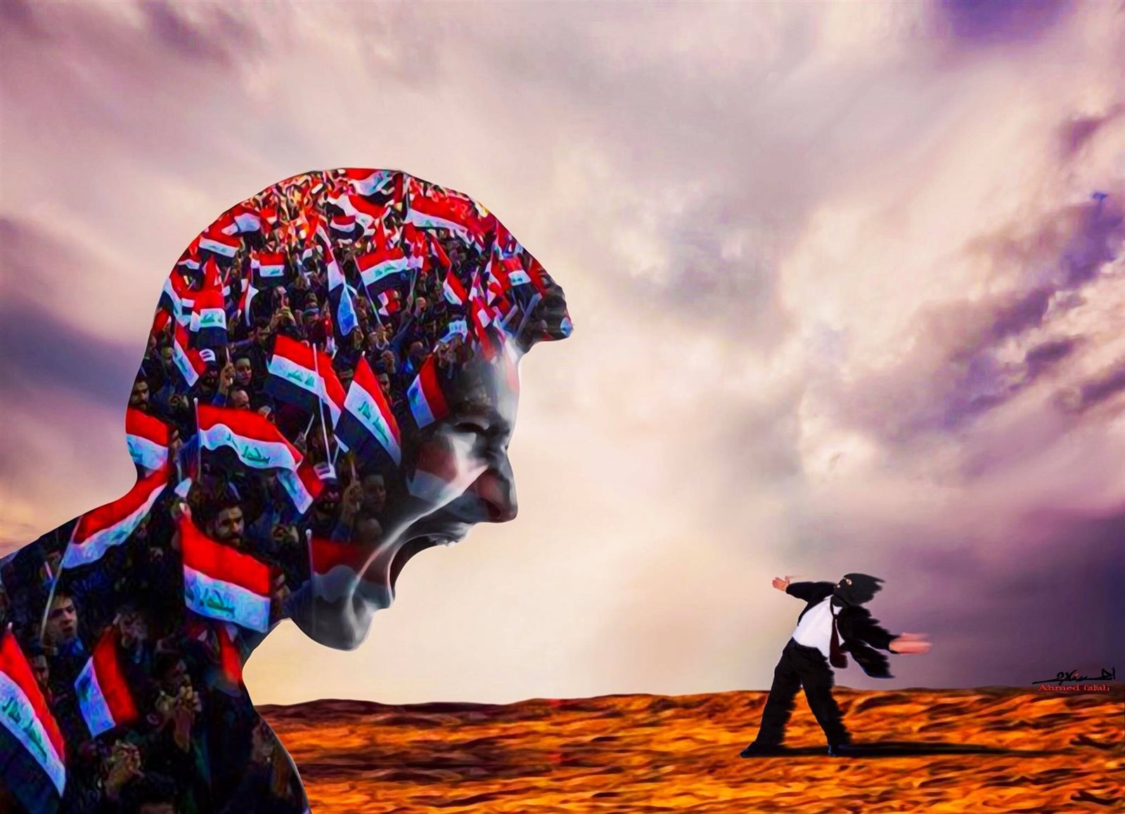 الشارع العراقى بدأ يثور