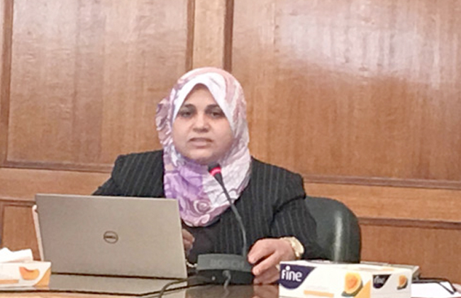 ايمان السيد رئيس قطاع التخطيط بوزارة الرى