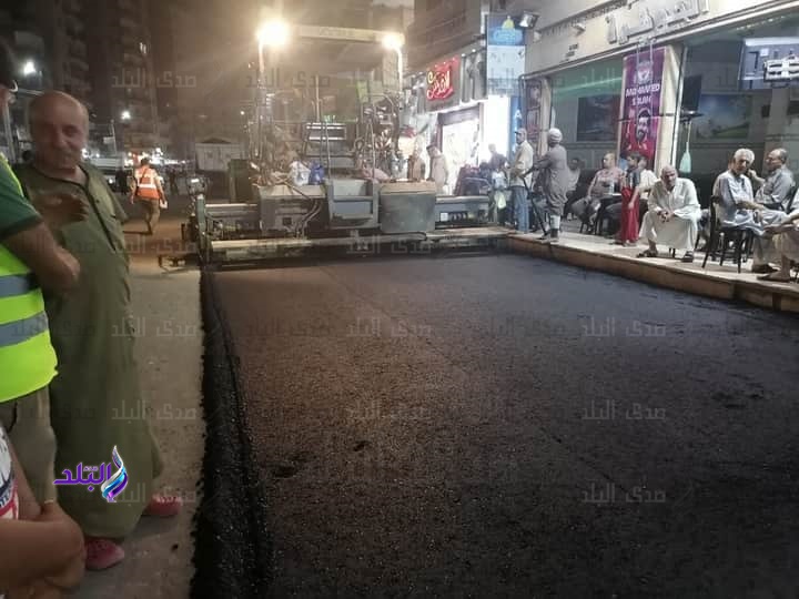 تطوير وتوسعة شارع الدراسات بالمنصورة