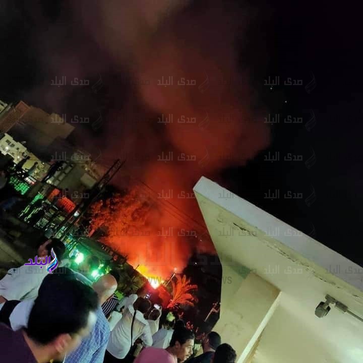 حريق الزقازيق