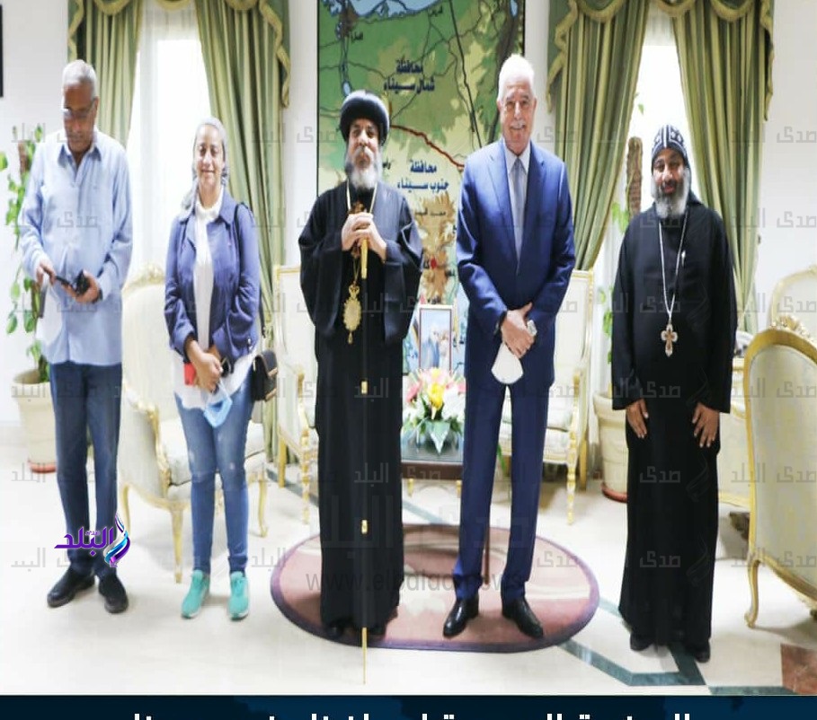اسقف جنوب سيناء يهنئ فودة بالعيد