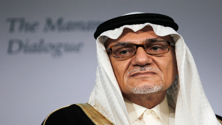 المدير السابق للمخابرات السعودية الأمير تركي الفيصل