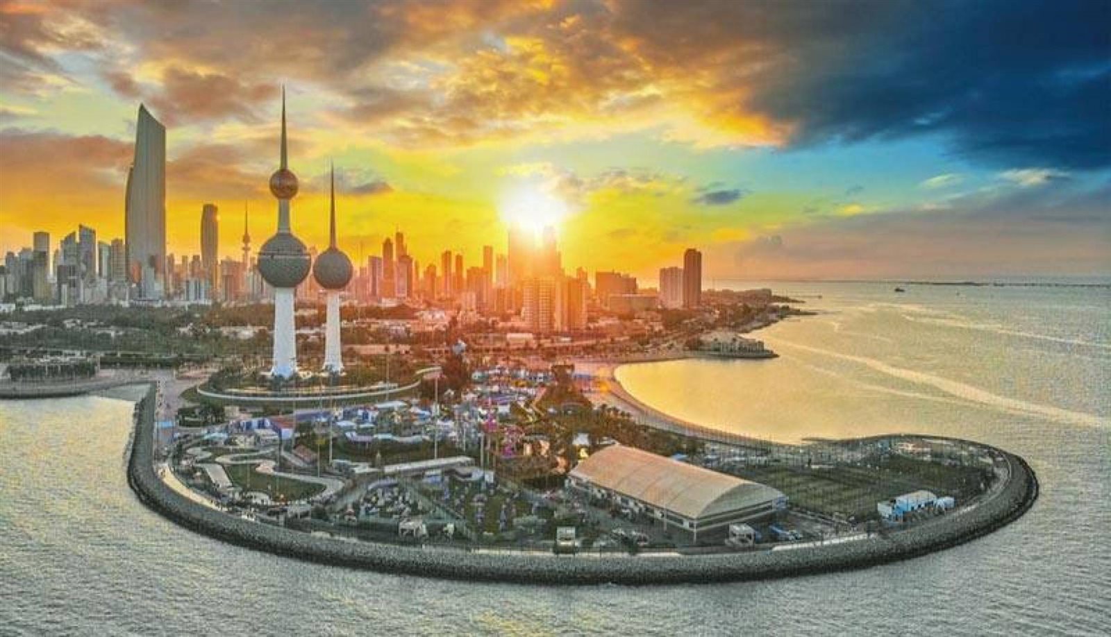درجات الحرارة في الكويت