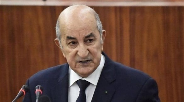 الرئيس الجزائري عبد المجيد تبون