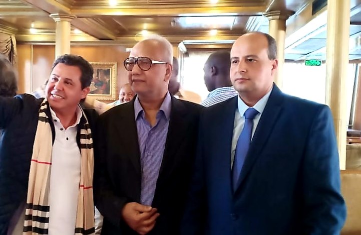 هيثم الهوارى مع الراحل حسن عطية 