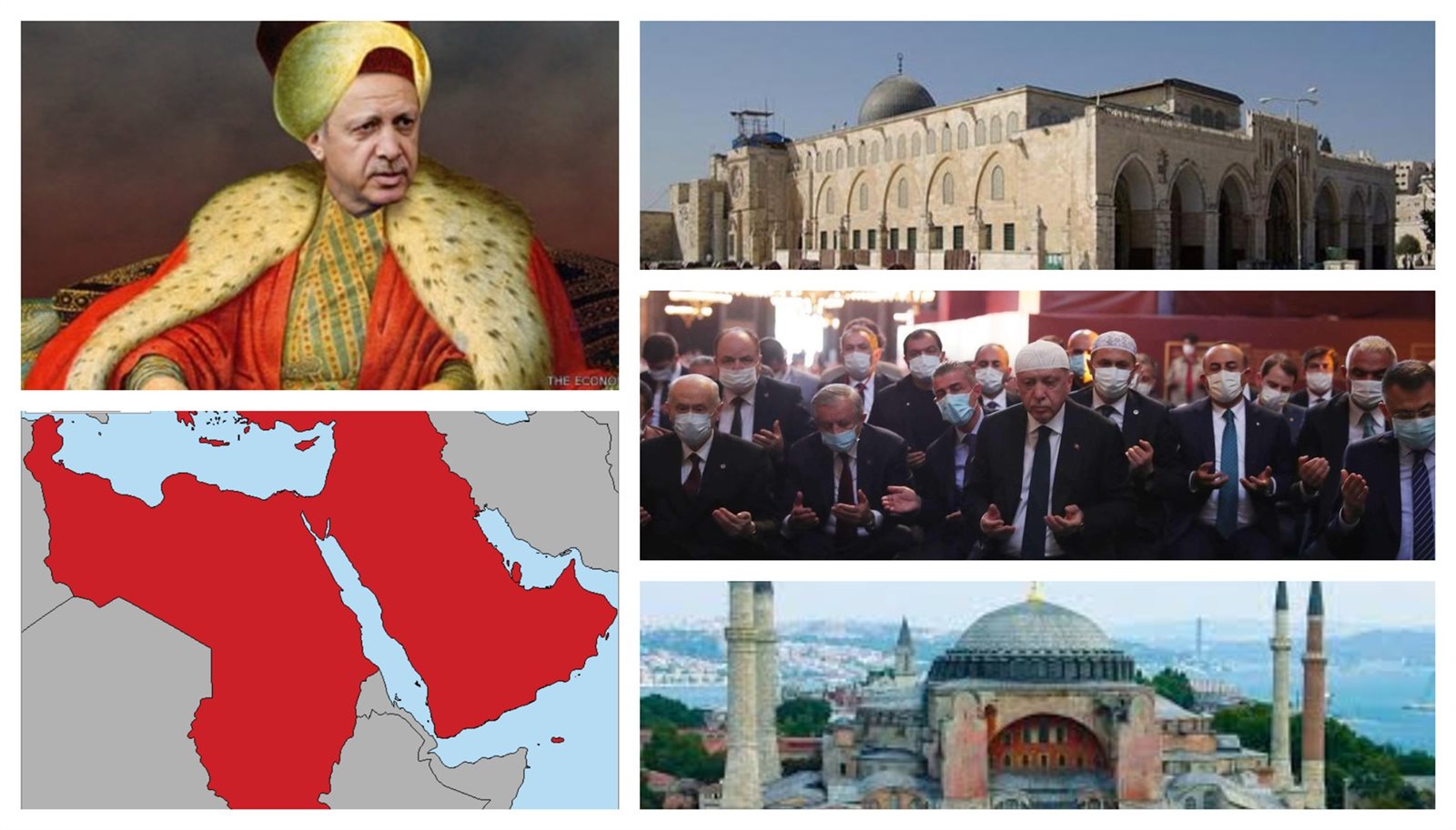 اردوغان يراوده حلم الخلافة العثمانية  