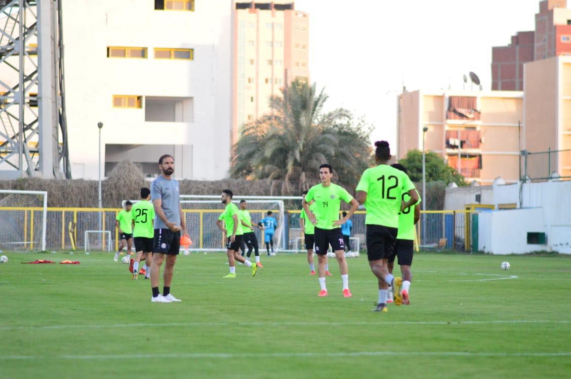 جانب من تدريبات الفريق اليوم