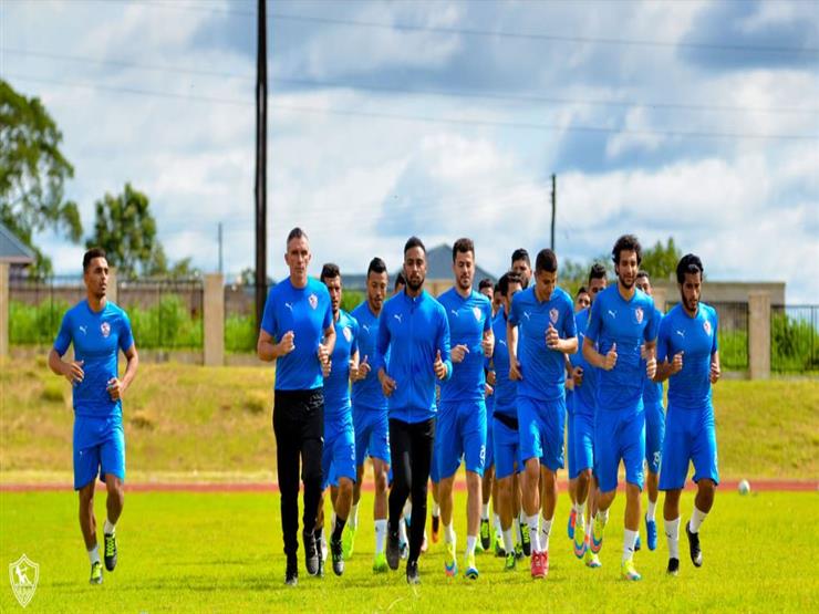 جانب من تدريب الزمالك