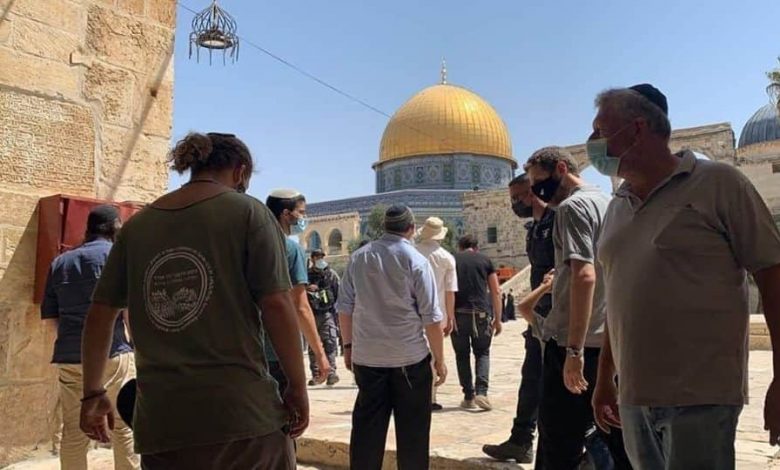 صهيوني اقتحموا ساحات «الأقصى»