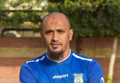 علي فرج حارس مرمي الفريق الأول لكرة القدم بنادي طنطا