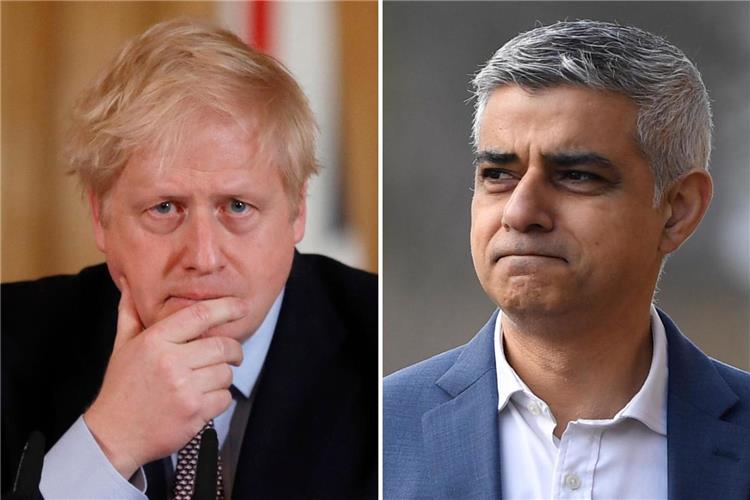 صادق خان وبوريس جونسون