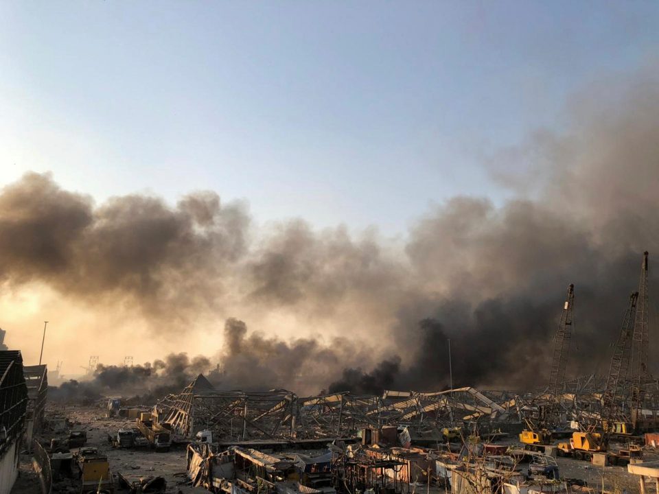 سكان قبرص يشعرون بانفجار بيروت