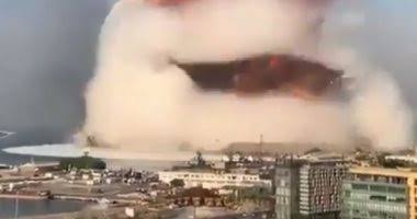 صورة أولية للانفجار