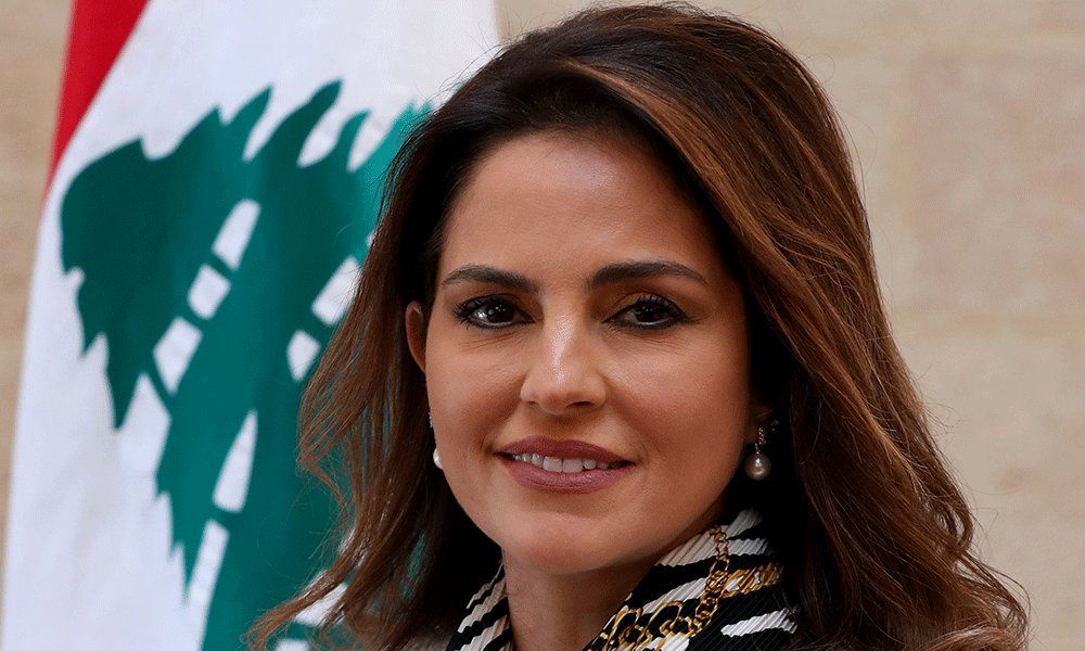 منال عبد الصمد وزيرة الإعلام اللبنانية
