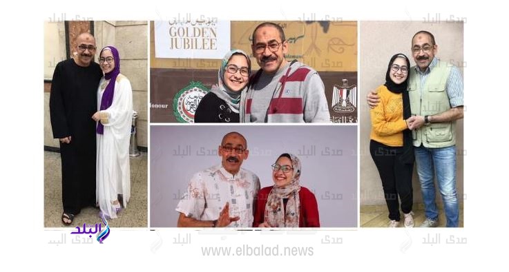 محمد رزق وابنته جومانا