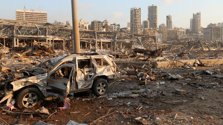 صورة تظهر حجم الدمار الهائل