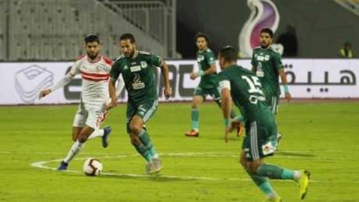 الزمالك ضد المصرى