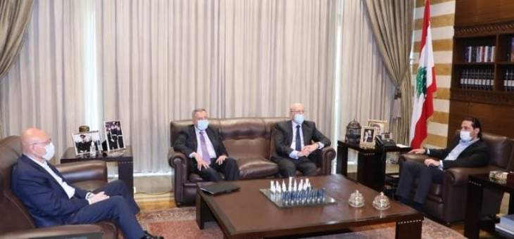 الحريري يلتقي رؤساء حكومة بيروت السابقين
