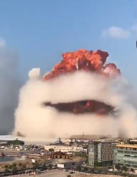 انفجار مرفأ لبنان 
