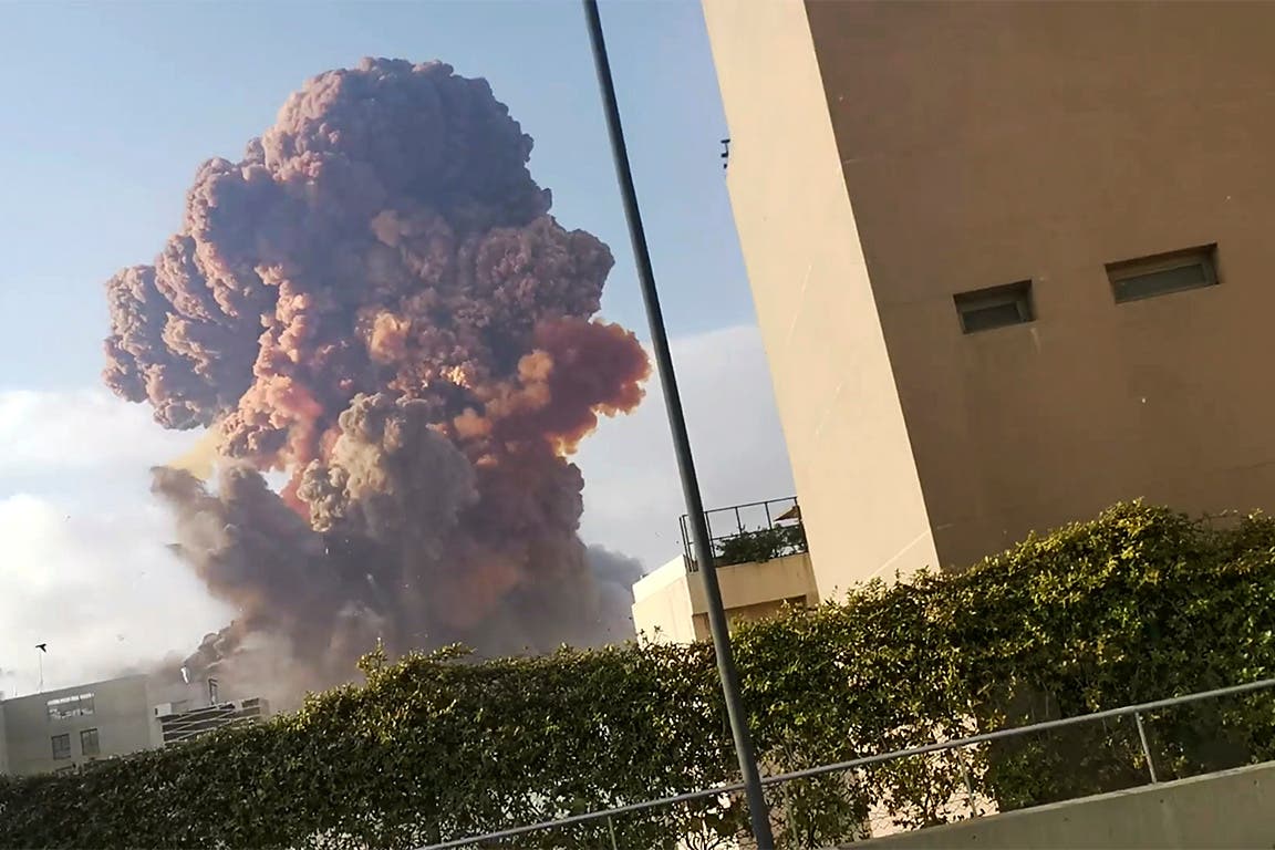 انفجار لبنان انفجار لبنان