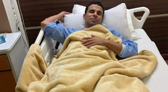 خالد الغندور في المستشفى