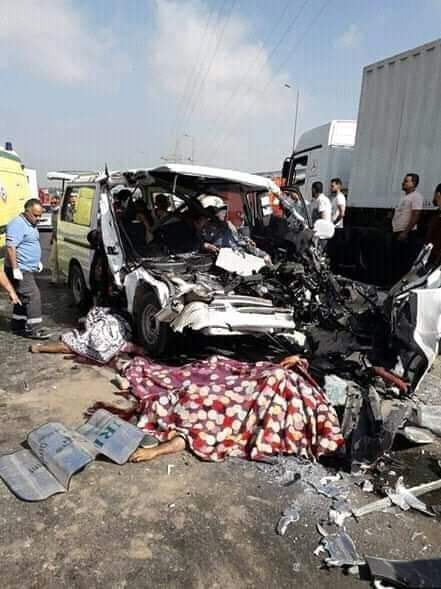 حادث الطريق الاقليمى ببنها 