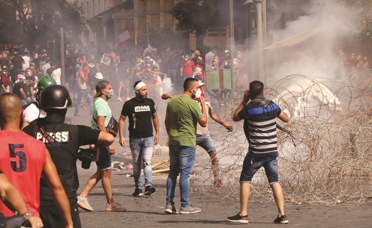 مظاهرات لبنان