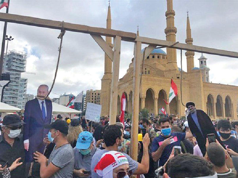 احتجاجات لبنان 