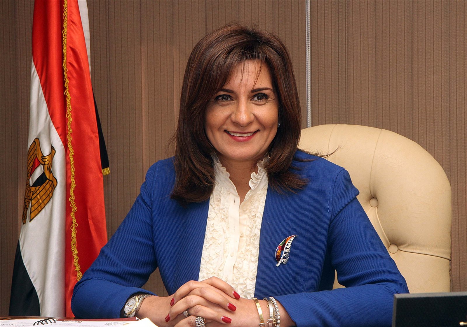 وزيرة الهجرة
