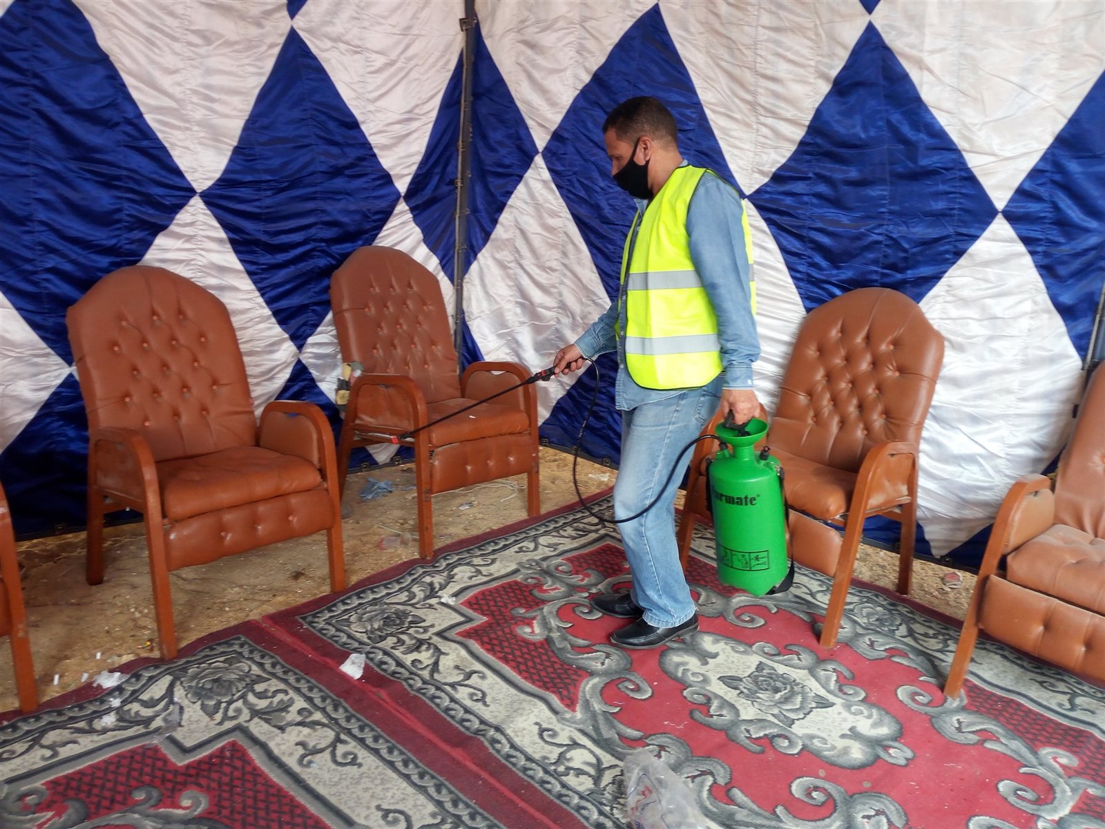 تعقيم لجان المطرية