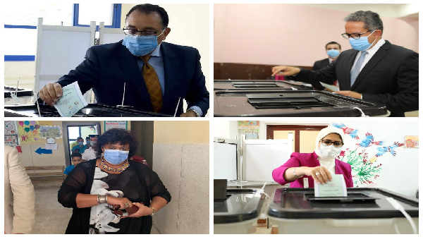 الوزراء يشاركون في ماراثون انتخابات مجلس الشيوخ