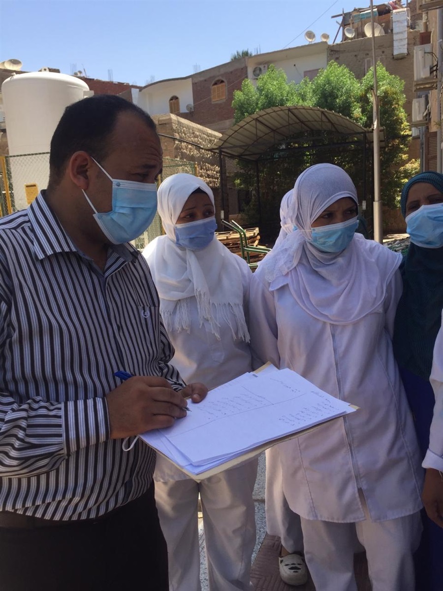  تعافى ٢٥٩ حالة من مصابي كورونا بمستشفى حميات قنا