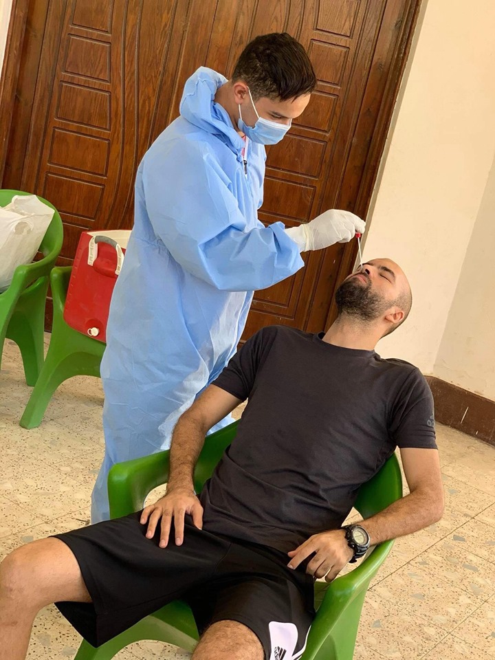 المسحة الخاصة بفيروس كورونا 