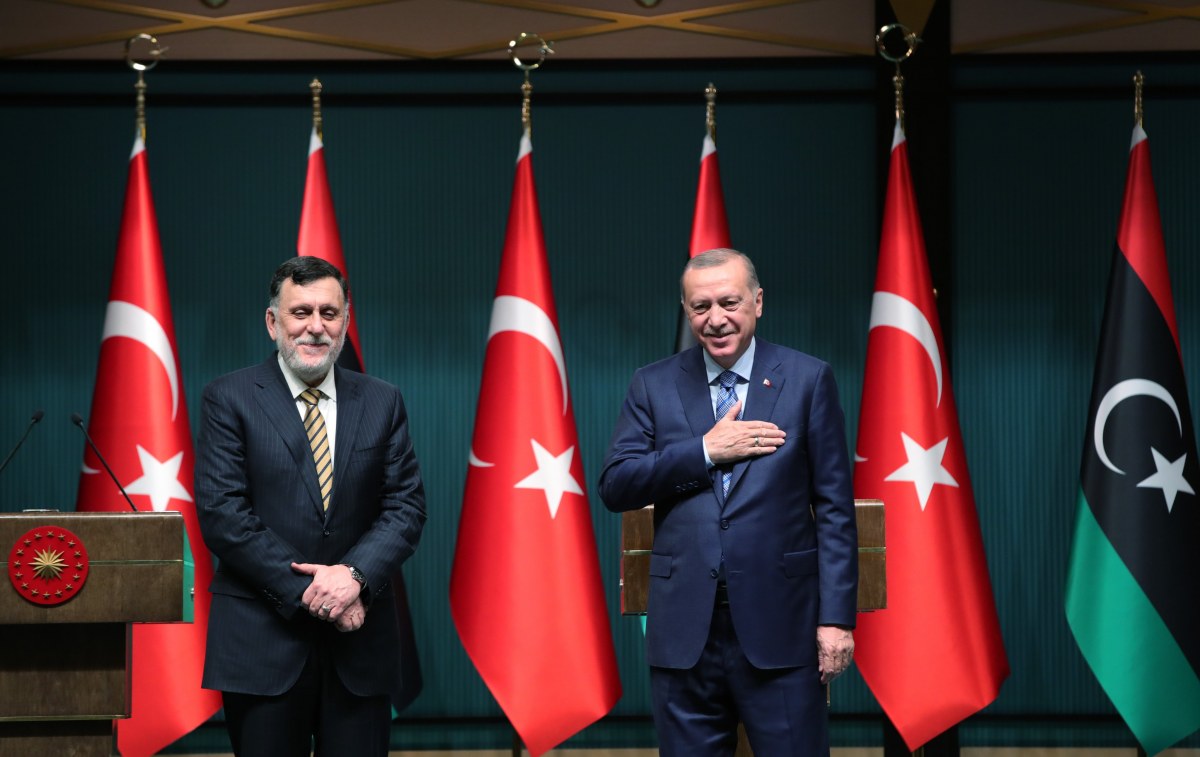 أردوغان وفايز السراج رئيس حكومة الوفاق