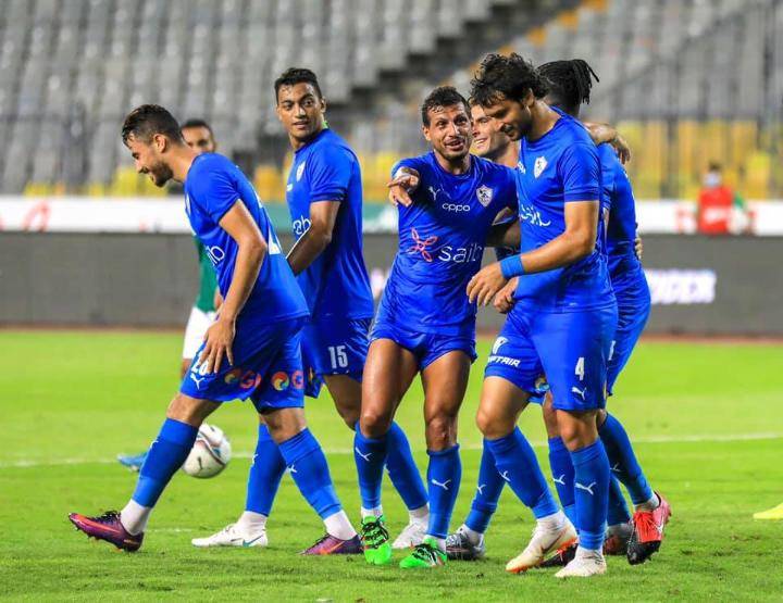 لاعي الزمالك أمام الاتحاد السكندري
