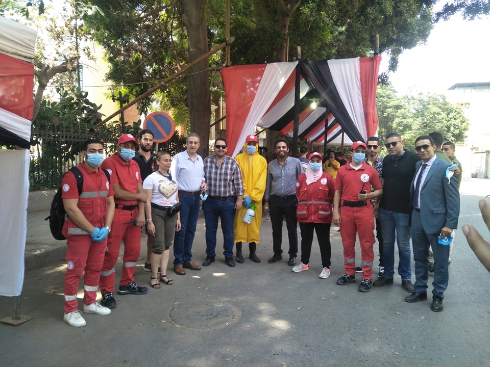 تعقيم اللجان الانتخابية في الزمالك
