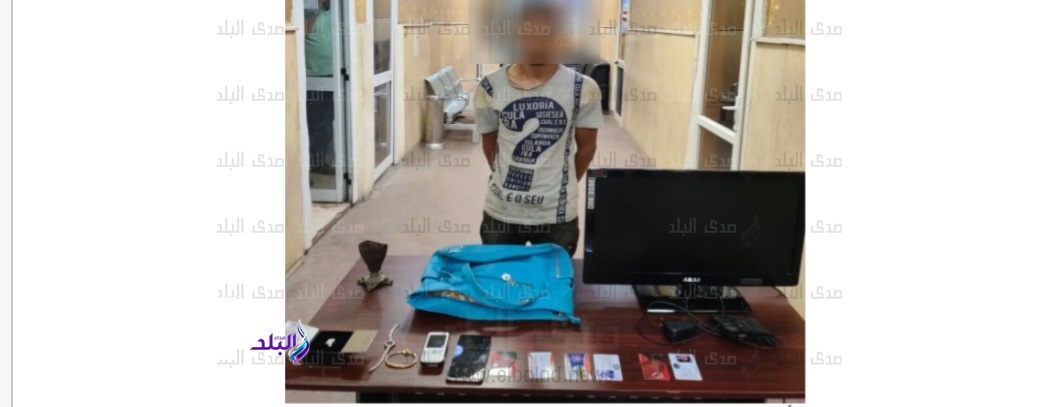 لص سرق مجوهرات وأجهزة