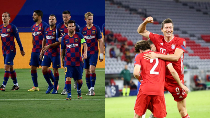 برشلونة ضد بايرن ميونخ