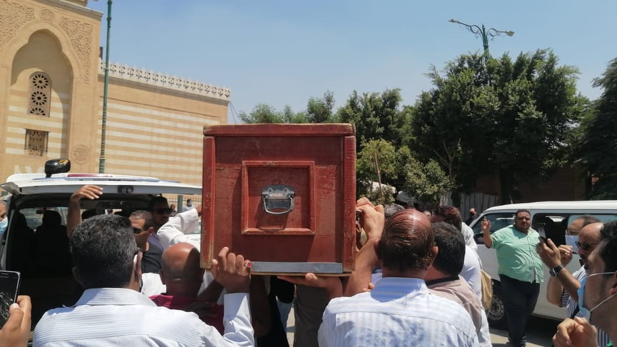 جنازة سمير الاسكندرانى 