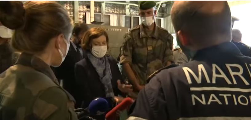 وزيرة دفاع فرنسا