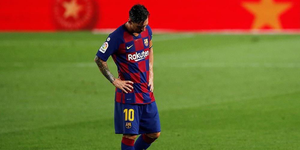 ميسي لاعب فريق برشلونة
