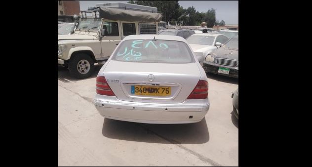 السيارات المخزنة 
