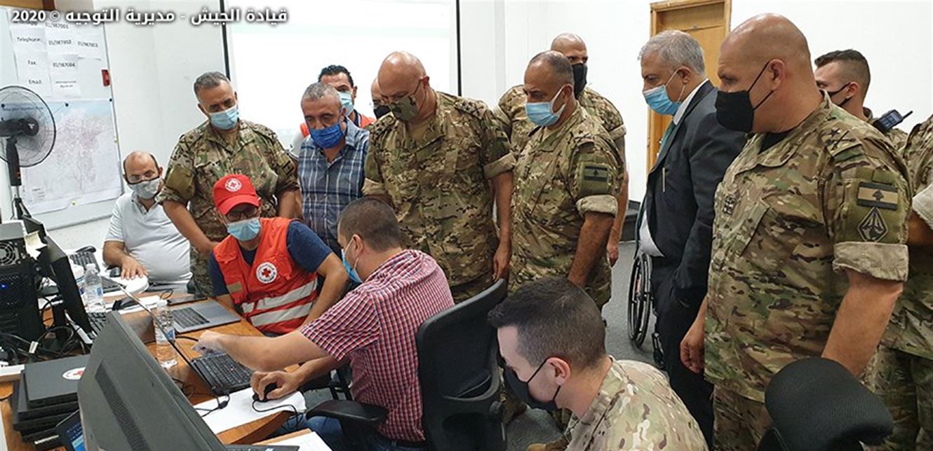 جانب من قائد الجيش اللبناني لبيروت