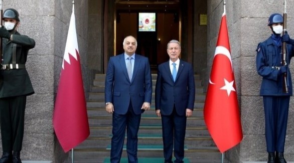 وزيرا دفاع تركيا وقطر يصلان لـ طرابلس