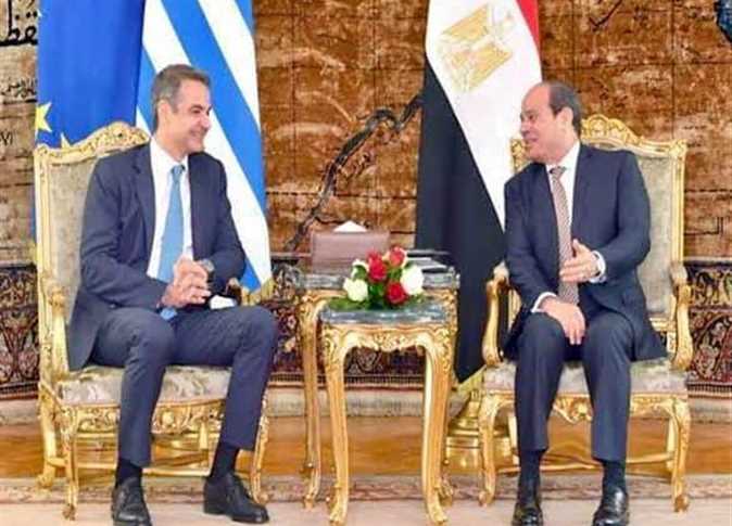الرئيس السيسى ورئيس وزراء اليونان