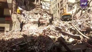 عقار قصر النيل المنهار